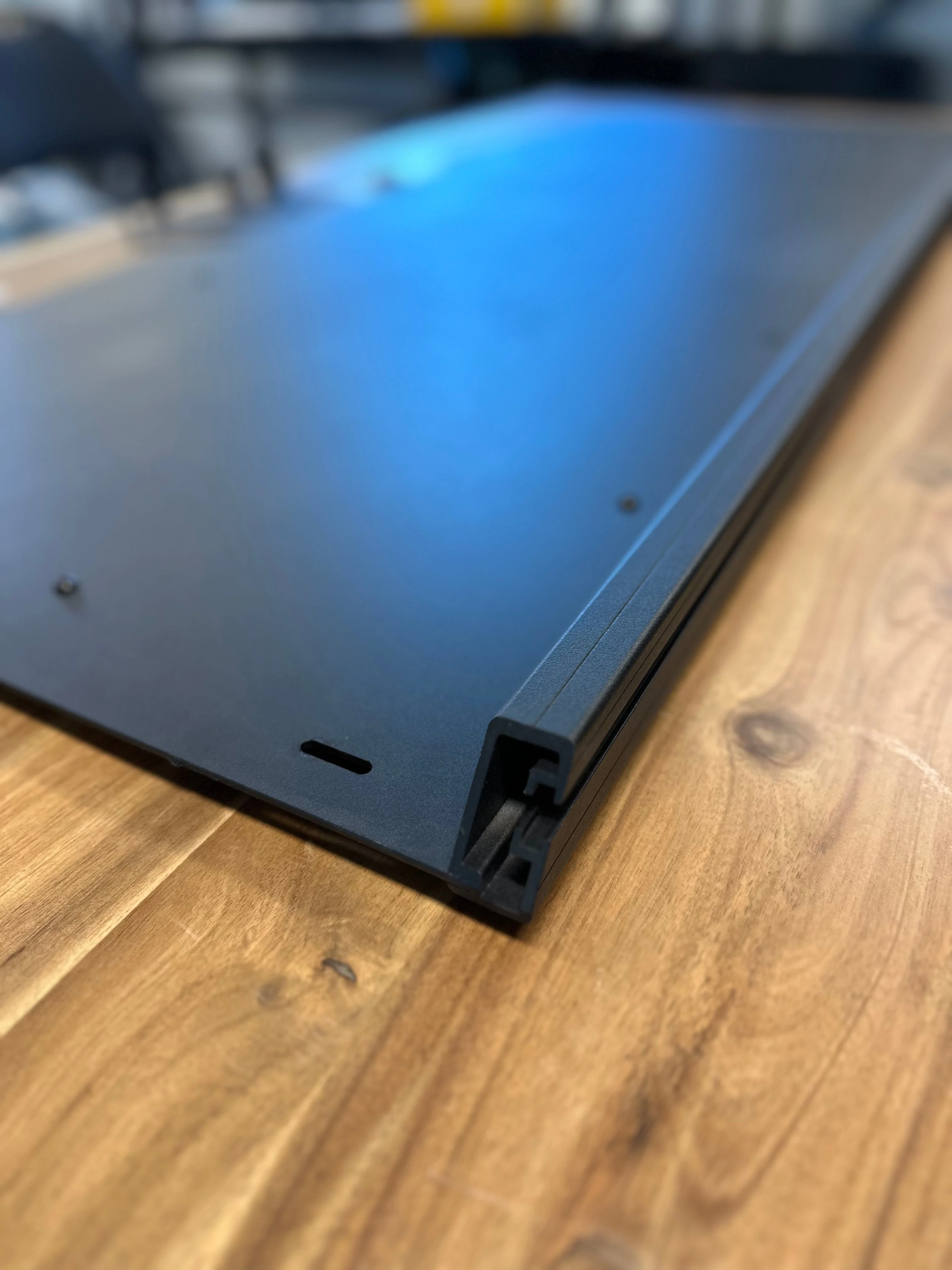 Aluminum Headliner Shelf for Sprinter | Built-in Curtain Rails - Image 4