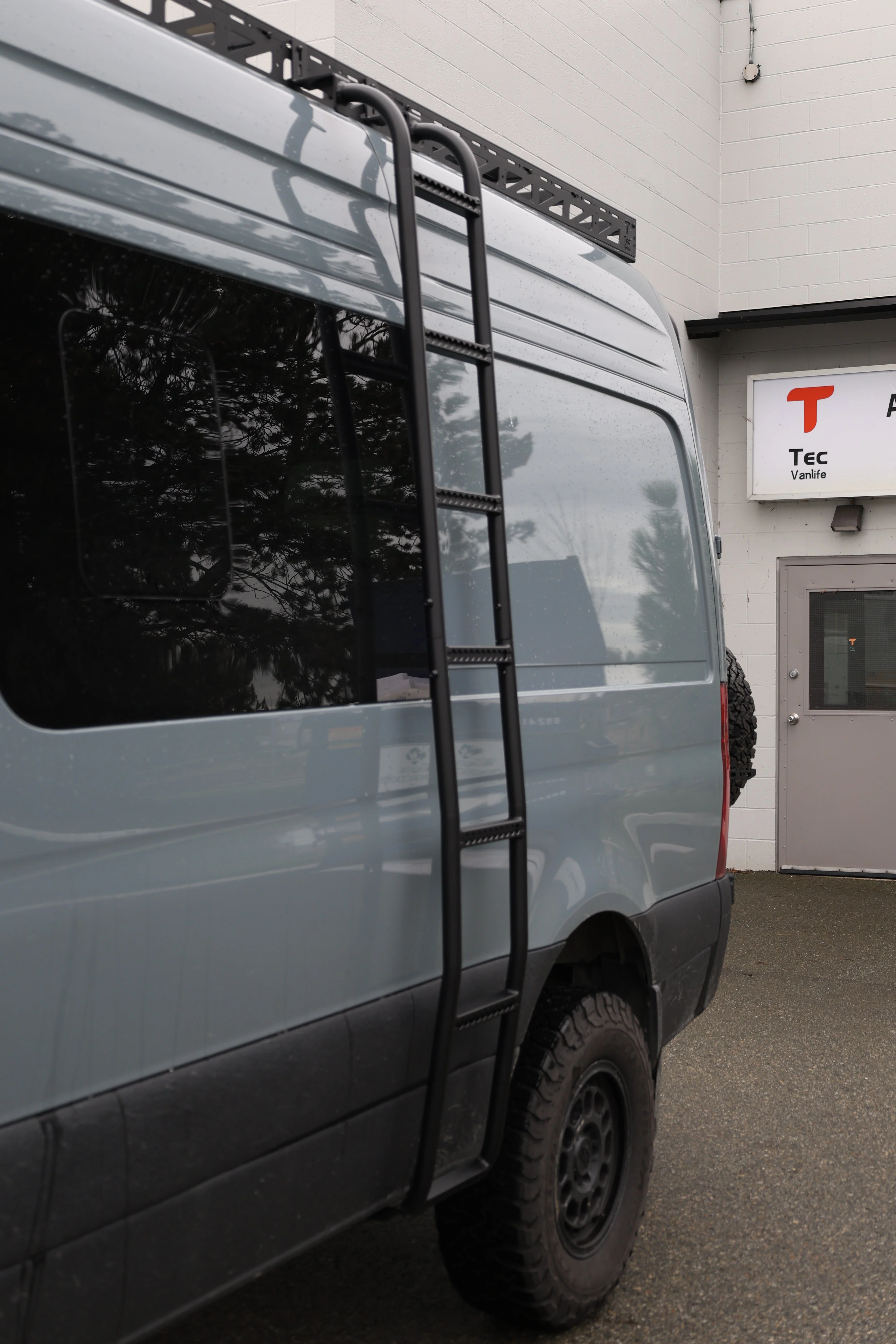 Aluminum Sprinter Side Ladder - High Roof - Image 3