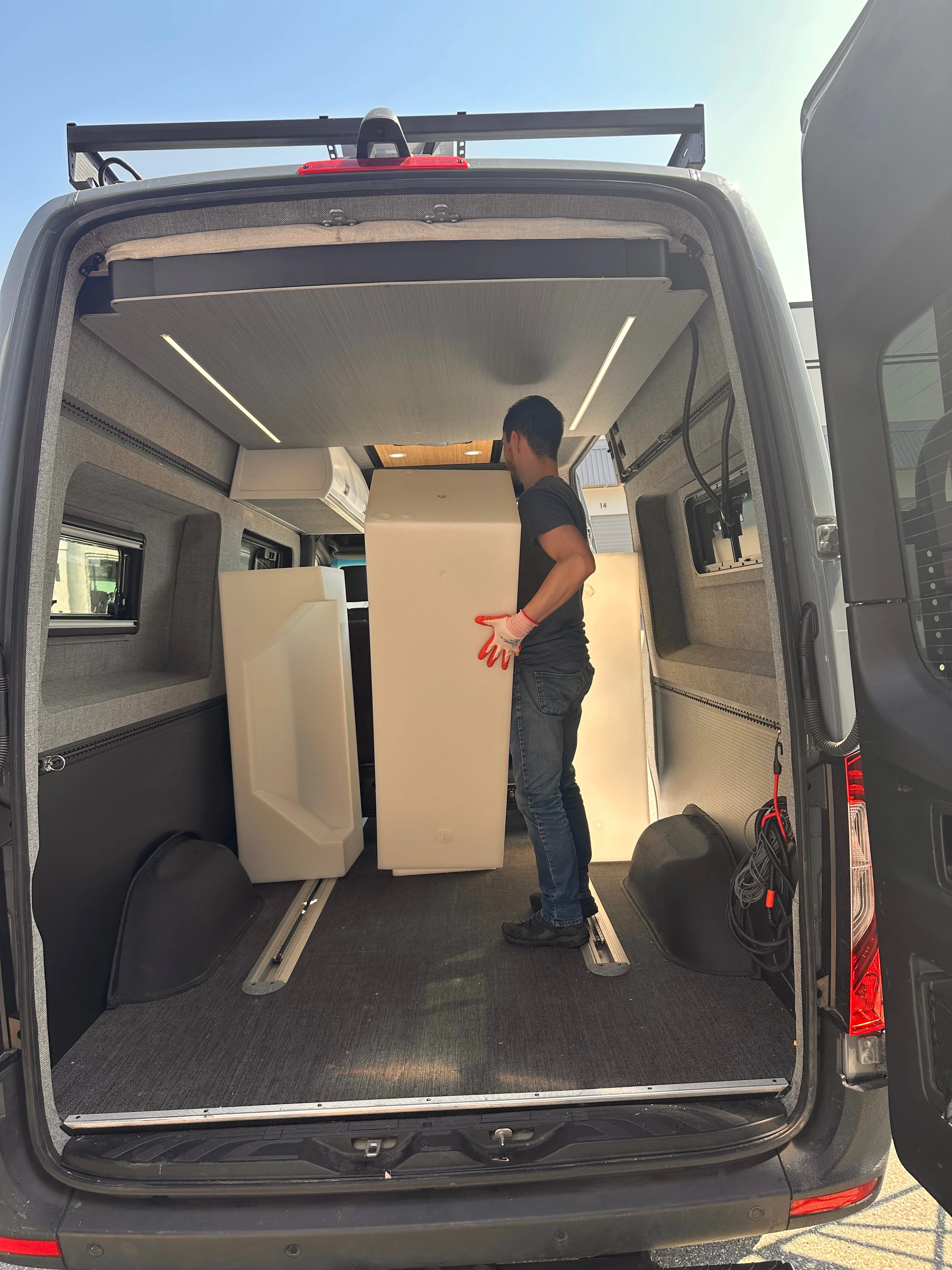 Camper Van Expandable Elevator Bed - Image 23