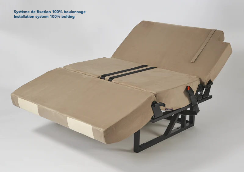 Scopema Altair 3P – Fixed 2 Seater Camper Van Bench Seat Bed - Image 3