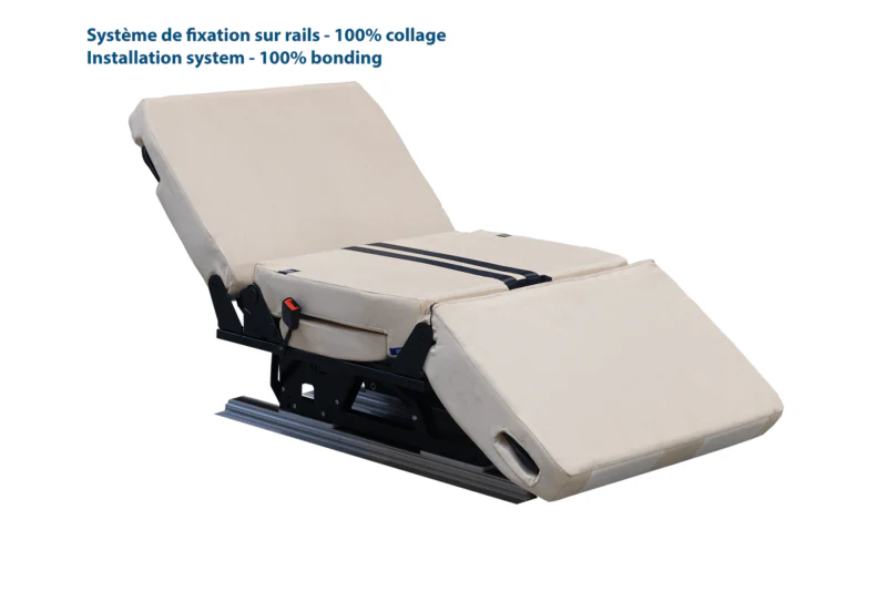 Scopema Altair 3P – Fixed 2 Seater Camper Van Bench Seat Bed - Image 7