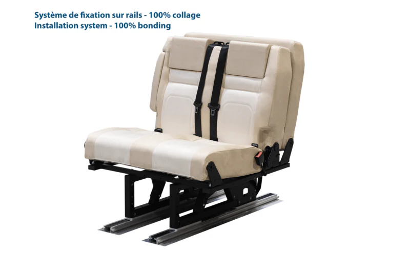 Scopema Altair 3P – Fixed 2 Seater Camper Van Bench Seat Bed - Image 8